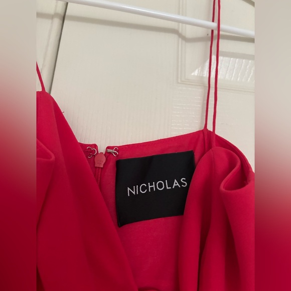 NICHOLAS silk coral dress - Picture 5 of 11